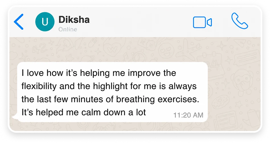 Yoga Circle member review 1