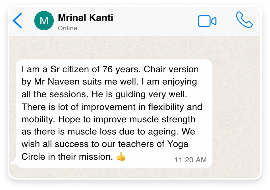 Yoga Circle member review 3
