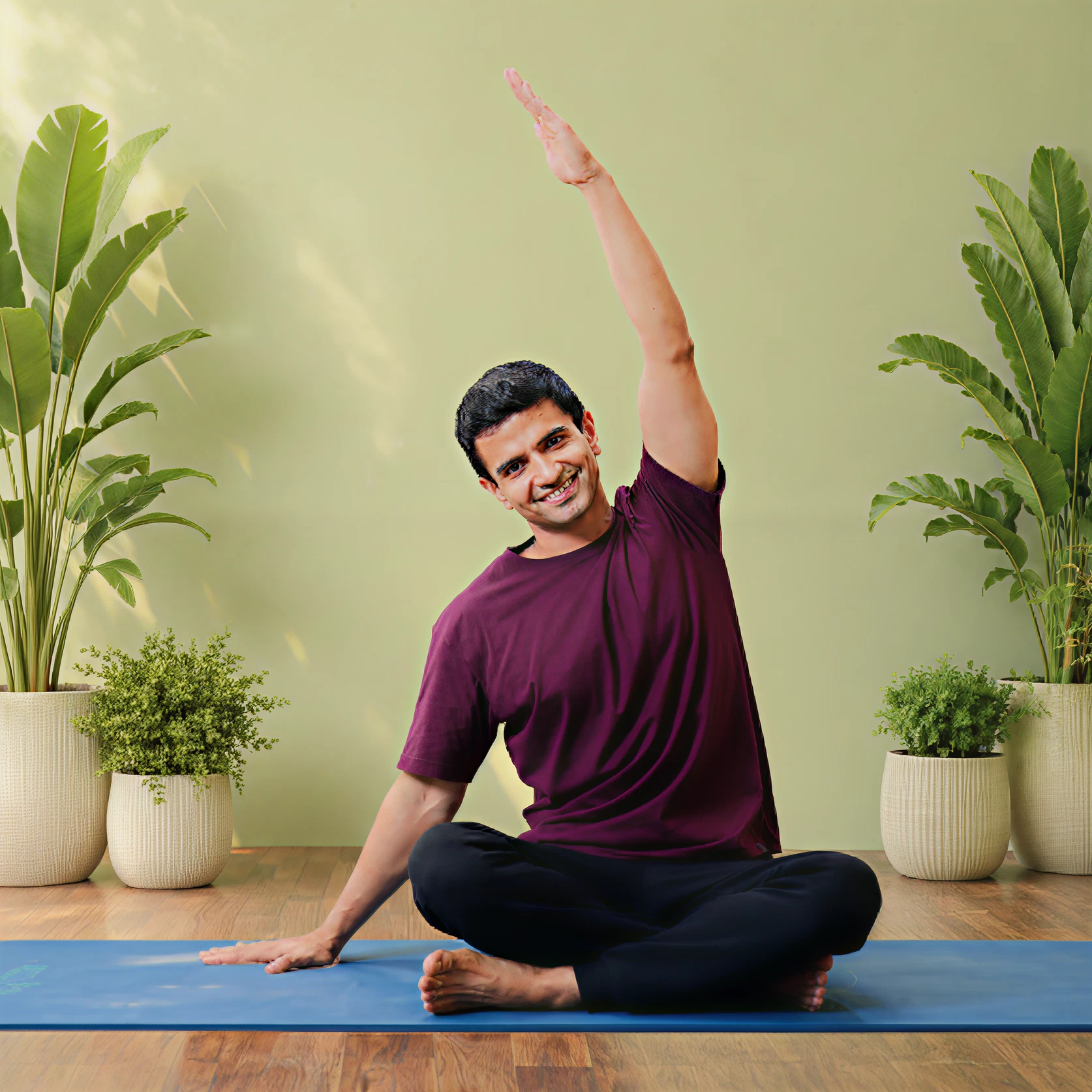 Naveen Sharma, yoga teacher video thumbnail